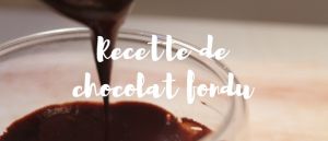 Recette Chocolat fondu (healthy & vegan)