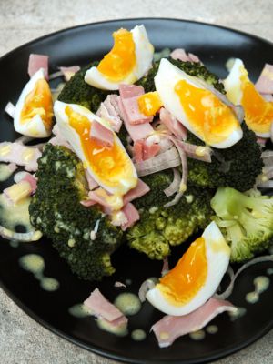 Recette Salade de brocolis au jambon