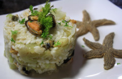 Recette Risotto de la mer : moules & fenouil