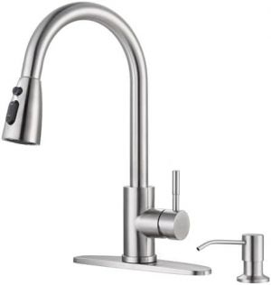 Recette Review: WOWOW Stainless Steel Pull Down Kitchen Faucet