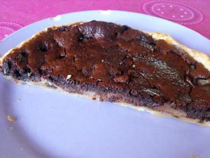 Recette Tarte poires chocolat