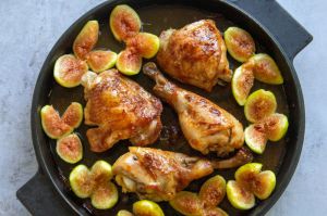 Recette Cuisses de poulet rôties au verjus