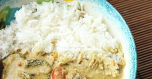 Recette Curry de poulpe et d'aubergines des îles (Kadon Gamson)