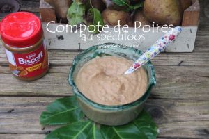 Recette Compote de poires "curé" aux spéculoos