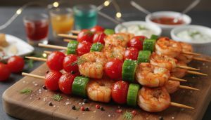 Recette Craquez pour ces Bouchées Apéritives aux Crevettes : Brochettes, Tartines et Verrines Qui Font l’Unanimité !