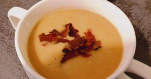 Recette Potage de maïs au chorizo