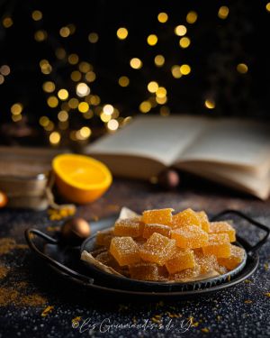 Recette Pâtes de fruit orange et spéculoos