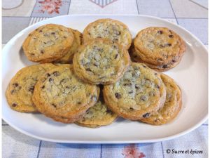 Recette Cookies classiques aux pépites de chocolat noir - Recette en vidéo