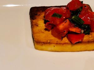 Recette Bruschetta sur tofu grillé