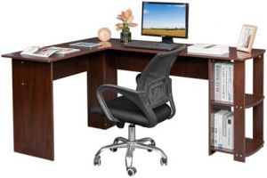 Recette Experience Convenience with Our KARFER L-Shaped Computer Desk!