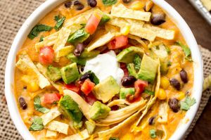 Recette Recette parfaite de soupe au poulet (style Fajitas) à la mijoteuse!