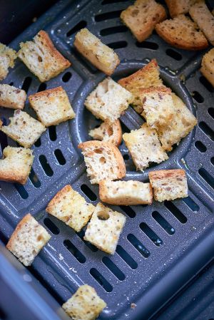 Recette Croûtons au airfryer