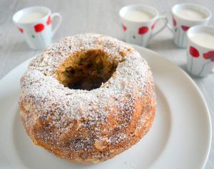 Recette Fenouil cake aux écorces d'oranges confites et amandes