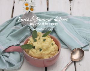 Recette Purée de pommes de terre infusée à la sauge