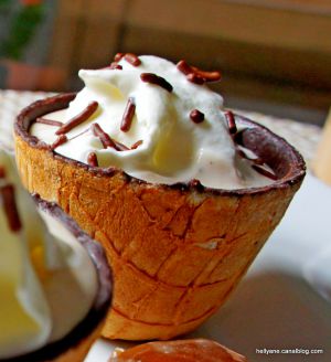 Recette Mini dessert coffee cup à la crème chantilly/crème de marron
