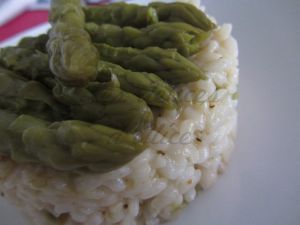 Recette Risotto aux asperges vertes {sans lactose}