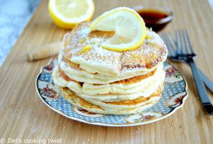 Recette Pancakes au citron et à la ricotta ultra moelleux