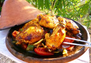 Recette Tajine de poulet aux légumes d’été