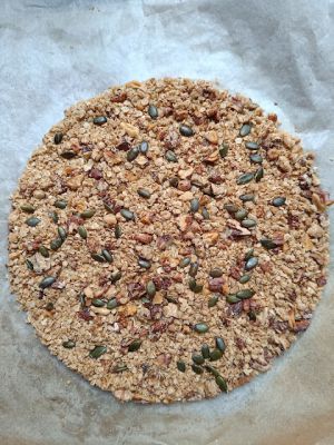 Recette Granola aux graines de courge & aux noix