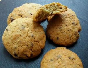 Recette Cookies noisette et chocolat (parfumés à la fève tonka)