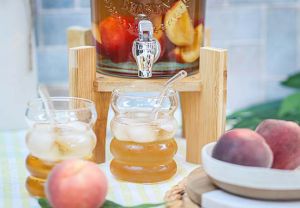 Recette Ice tea pêche - Le fameux thé glacé maison !