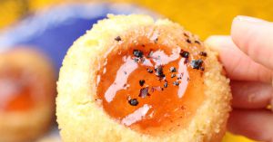 Recette Biscuits à la farine de maïs et à la gelée de coings
