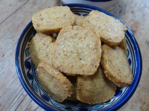 Recette Sablés au comté et noix