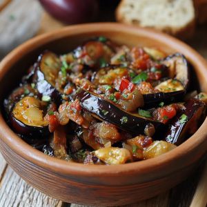 Recette Dévoilez le Secret d’un Confit d’Aubergine Épicé Irresistible : Recette Simple et Savoureuse pour Épater vos Invités