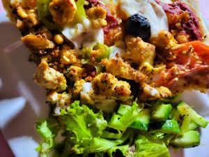 Recette Pizza d'inspiration grecque