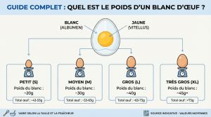 Recette Quel est le poids d’un blanc d’œuf ? guide complet