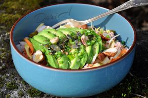 Recette Salade de thon, endive, carotte, avocat