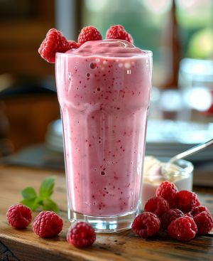 Recette Smoothie Framboise Facile et Savoureux