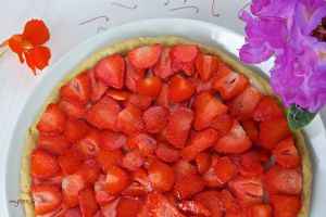 Recette Tarte fraises-citron (vegan)