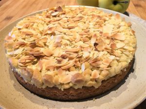 Recette Gâteau-crumble pomme amande