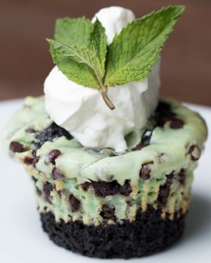 Recette Cheesecake-Brownie Chocolat Menthe