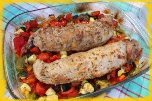 Recette Filets mignon au chorizo et légumes