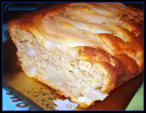 Recette Cake poire cannelle