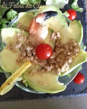 Recette Coupe avocat crabe