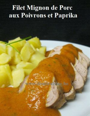 Recette Filet Mignon de Porc aux Poivrons et Paprika