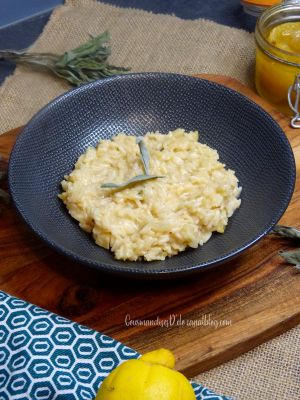 Recette Risotto au citron et à la sauge