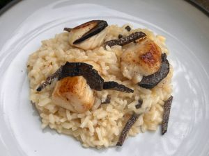 Recette Risotto à la truffe et st Jacques