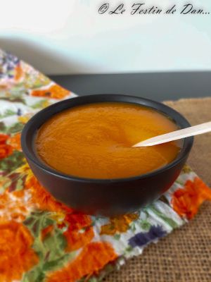 Recette Soupe de Carottes, Patate Douce et Orange