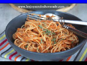 Recette Spaghetti au thon