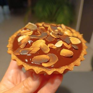 Recette Tarte amandes et chocolat