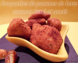 Recette Croquettes de pommes de terre saumon fume aneth