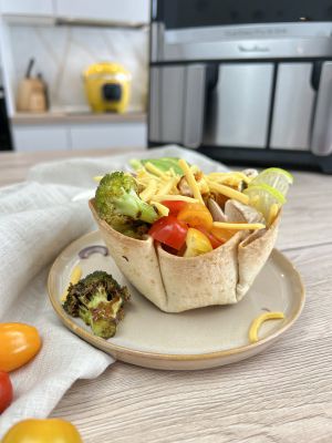 Recette Crispy Salad Chicken Burritos Recette EasyFry