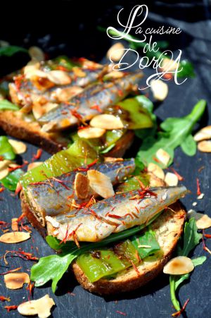 Recette Tapas de sardines & poivron vert