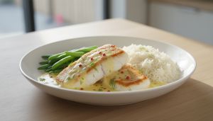 Recette Filets de colin nappés d’une crème citronnée légère : une recette simple et gourmande