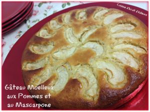 Recette Gâteau Moelleux aux Pommes et au Mascarpone
