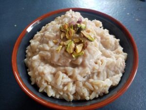 Recette Riz au lait d'amandes